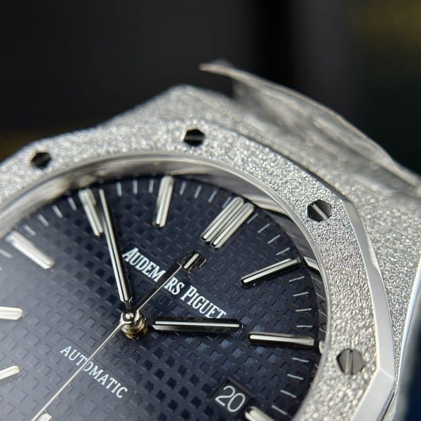 Dong-Ho-Audemars-Piguet-Royal-Oak-15410-Frosted-Gold-Rep-11-Cao-Cap-Mat-Xanh-APS-Factory-41mm-10-1