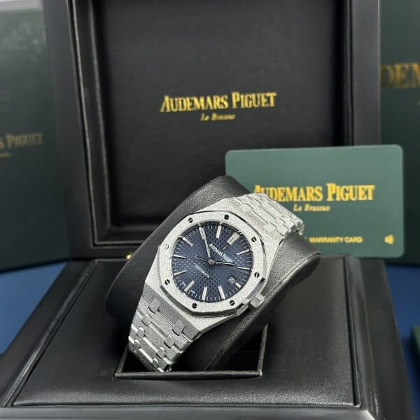 Dong-Ho-Audemars-Piguet-Royal-Oak-15410-Frosted-Gold-Rep-11-Cao-Cap-Mat-Xanh-APS-Factory-41mm-12-1