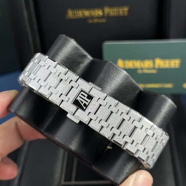 Dong-Ho-Audemars-Piguet-Royal-Oak-15410-Frosted-Gold-Rep-11-Cao-Cap-Mat-Xanh-APS-Factory-41mm-2-1