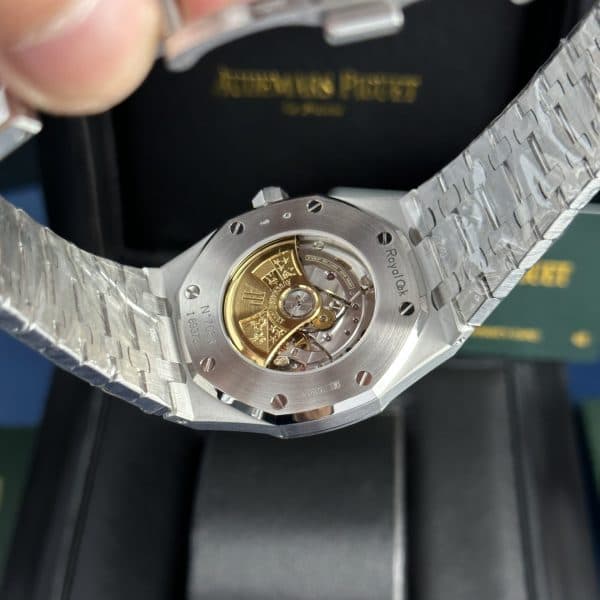 Dong-Ho-Audemars-Piguet-Royal-Oak-15410-Frosted-Gold-Rep-11-Cao-Cap-Mat-Xanh-APS-Factory-41mm-4-1