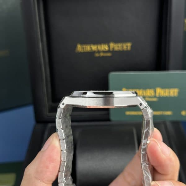 Dong-Ho-Audemars-Piguet-Royal-Oak-15410-Frosted-Gold-Rep-11-Cao-Cap-Mat-Xanh-APS-Factory-41mm-6-1