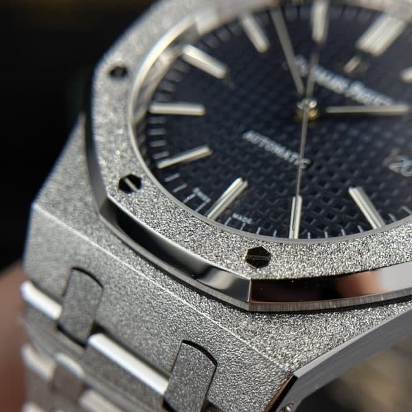 Dong-Ho-Audemars-Piguet-Royal-Oak-15410-Frosted-Gold-Rep-11-Cao-Cap-Mat-Xanh-APS-Factory-41mm-7-1