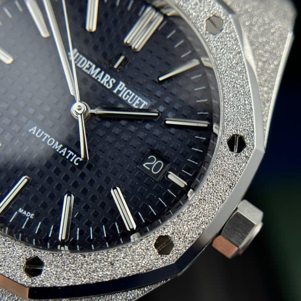 Dong-Ho-Audemars-Piguet-Royal-Oak-15410-Frosted-Gold-Rep-11-Cao-Cap-Mat-Xanh-APS-Factory-41mm-9-1