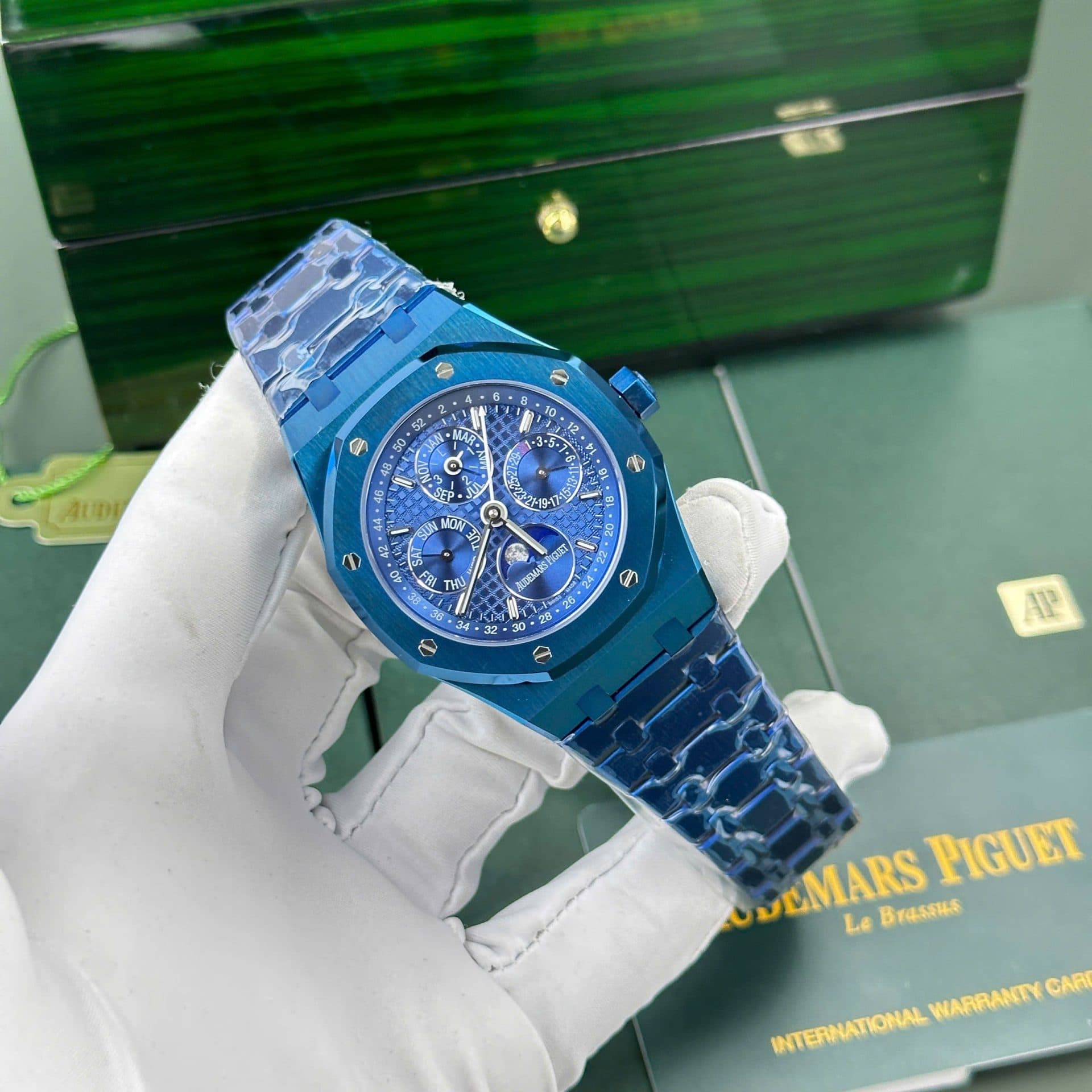 Dong-Ho-Audemars-Piguet-Royal-Oak-Perpetual-Calendar-26579CS-Replica-11-Mau-Xanh-Nha-May-BBR-41mm-12-1