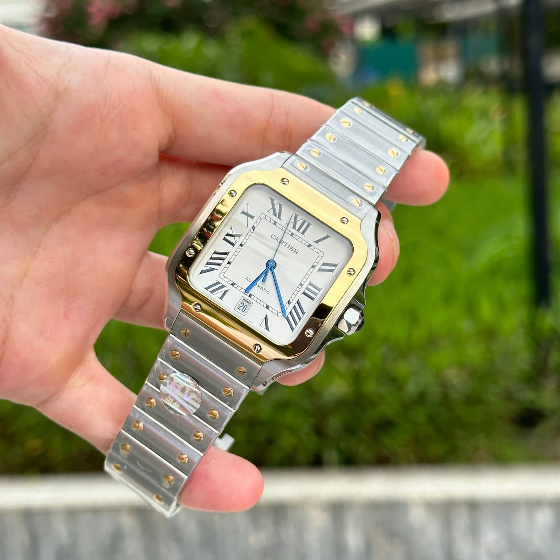 Dong-Ho-Cartier-Santos-De-Cartier-W2SA0009-Replica-11-BVF-39-7-1