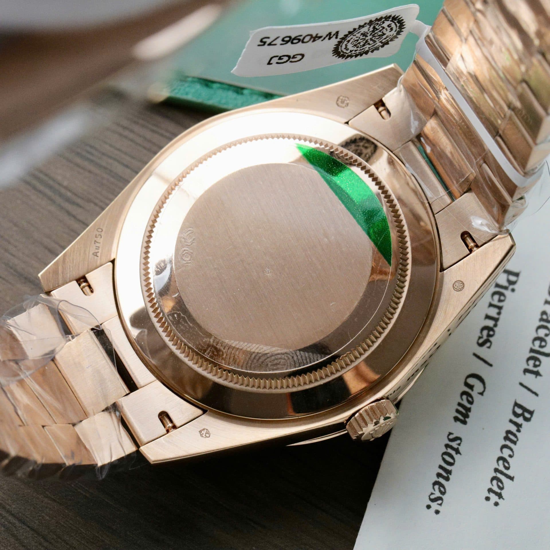 Dong-Ho-Nam-Rolex-Day-Date-Mat-Xanh-Che-Tac-Trong-Luong-186Gram-Boc-Vang-That-40mm-5-1