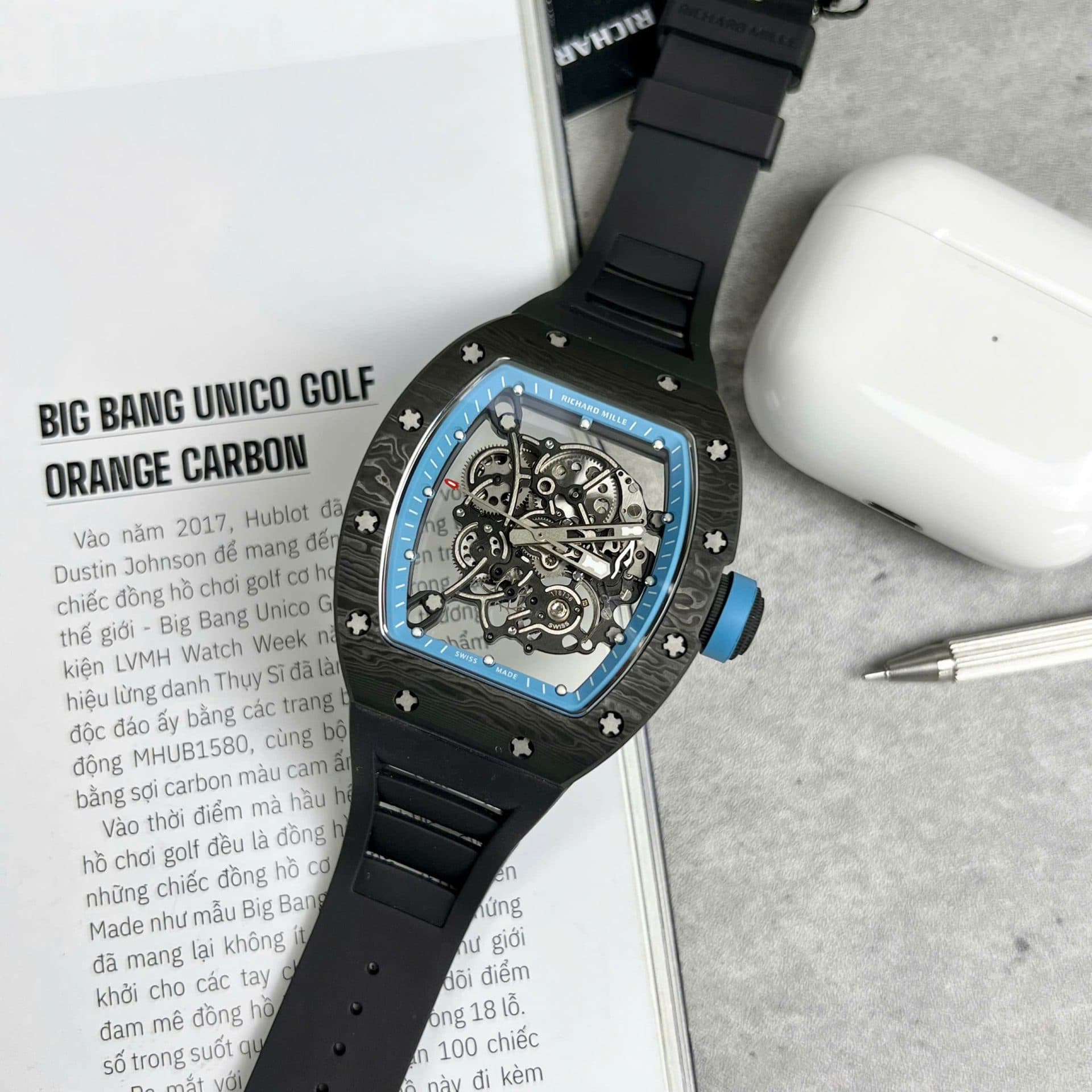 Dong-Ho-Richard-Mille-RM055-Replica-11-Vo-Full-Carbon-Day-Cao-Su-45mm-7-1