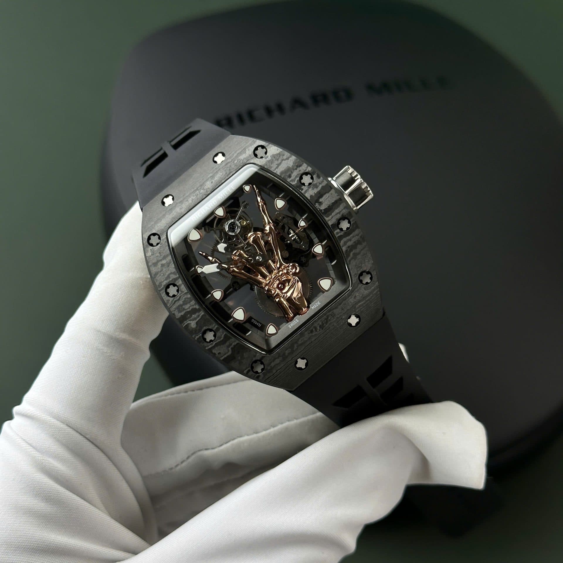 Dong-Ho-Richard-Mille-RM66-Flying-Tourbillon-Replica-1-1-Vo-Full-Carbon-42.7×49-10-1