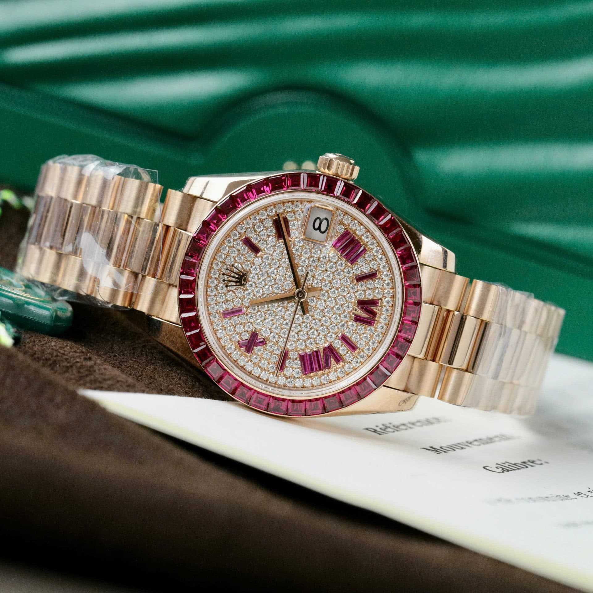 Dong-Ho-Rolex-DateJust-Nu-Che-Tac-Boc-Vang-That-Ruby-Baguette-Moissanite-31mm-5-2