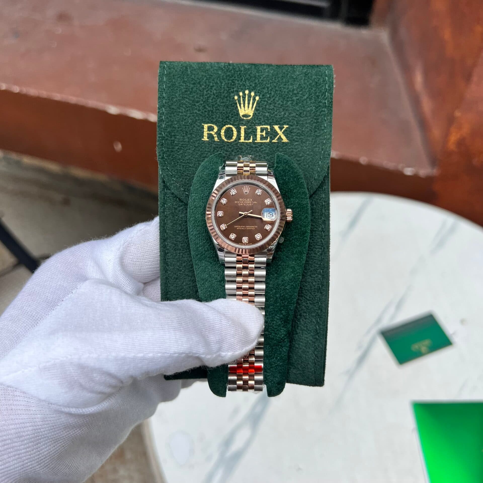 Dong-Ho-Rolex-DateJust-Nu-Mat-Chocolate-Fake-11-Nha-May-EW-31mm-2-1