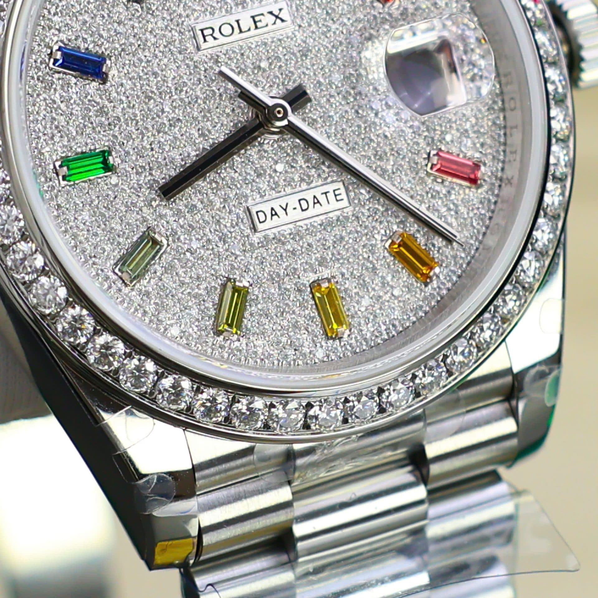 Dong-Ho-Rolex-Day-Date-Coc-So-7-Mau-Che-Tac-Dinh-Kim-Cuong-Moissanite-GMF-40mm-1-1