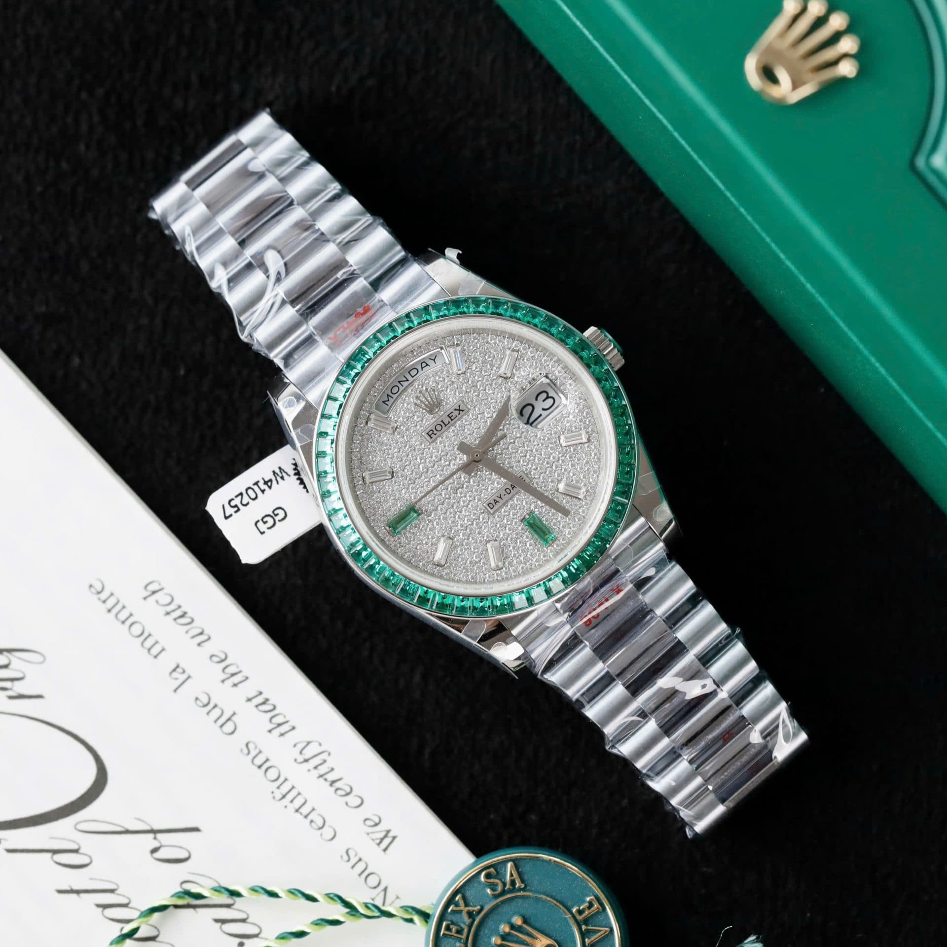 Dong-Ho-Rolex-Day-Date-Nam-Che-Tac-Dinh-Moissanite-Sapphire-Baguette-40mm-10-1