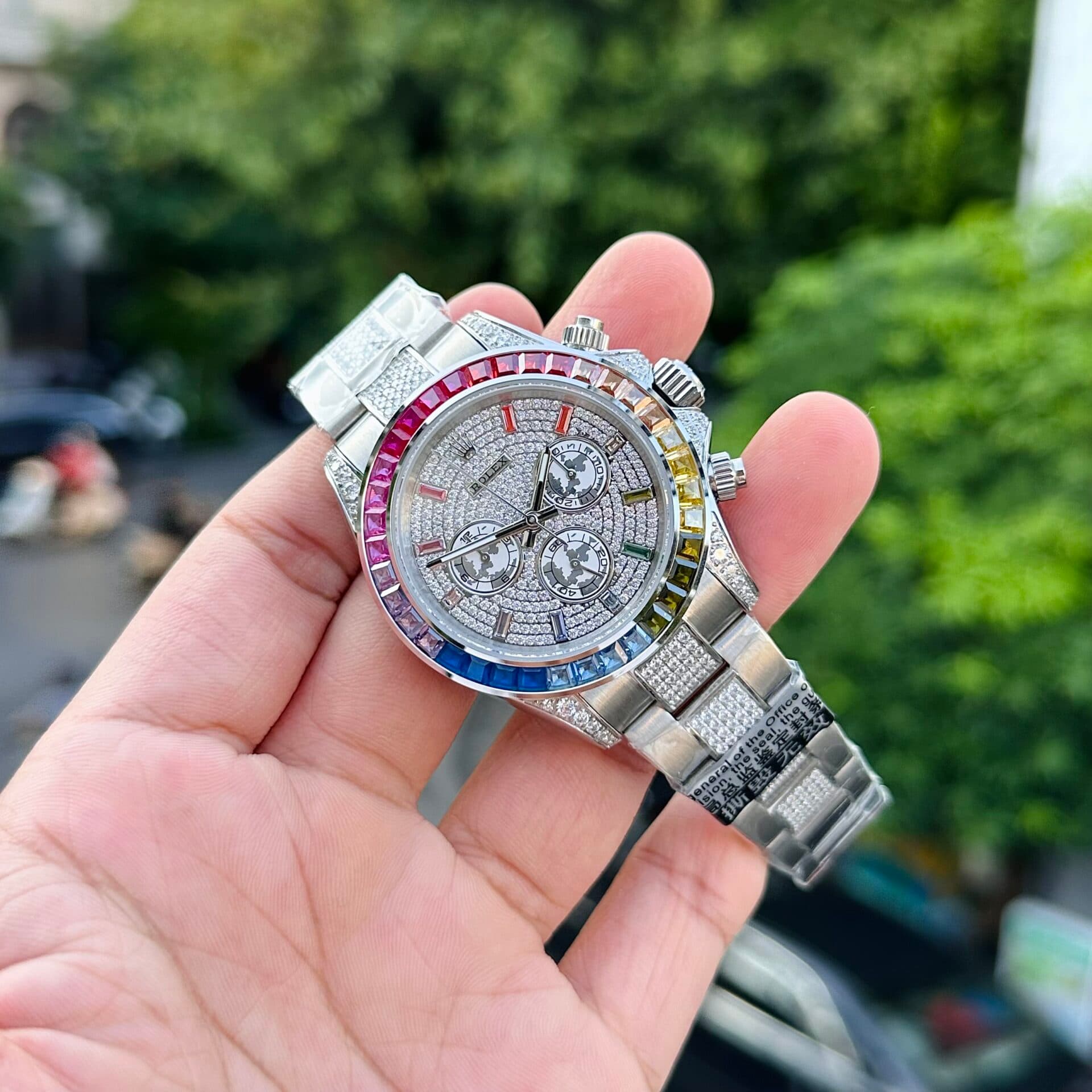 Dong-Ho-Rolex-Daytona-Rainbow-Super-Fake-Cao-Cap-40mm-4-1
