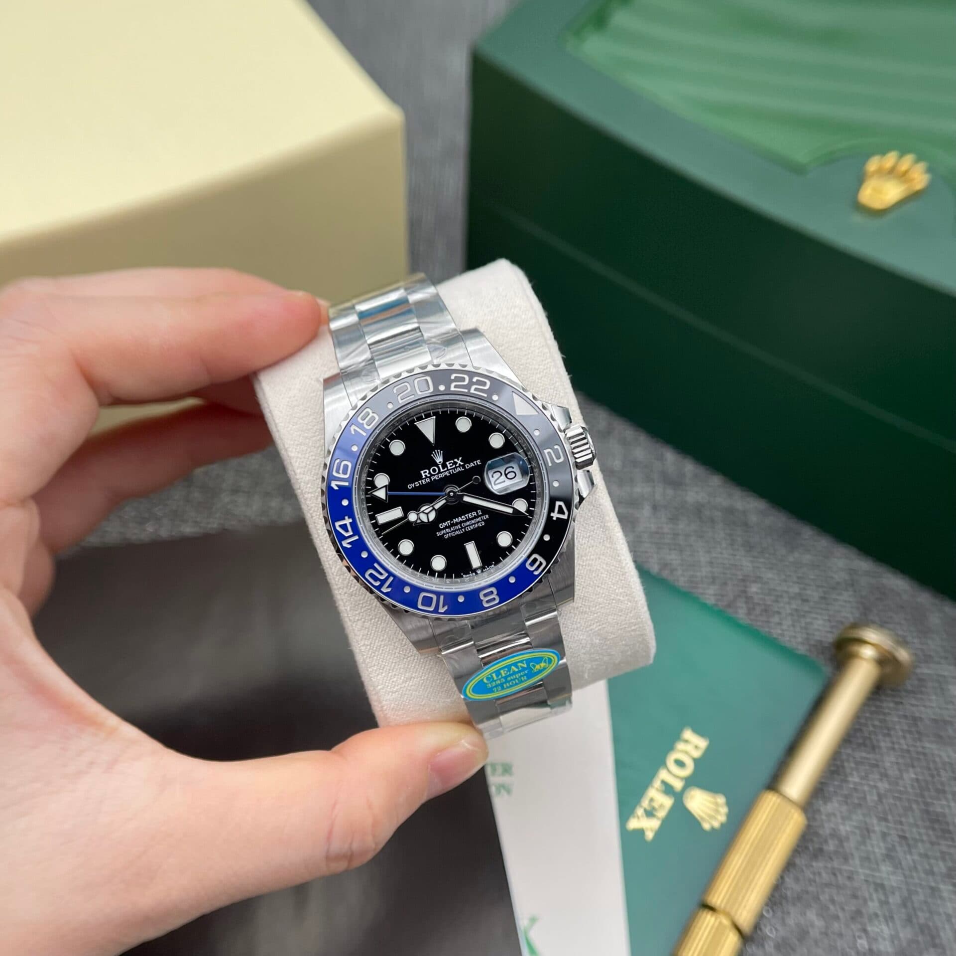 Dong-Ho-Rolex-GMT-Master-II-116710BLNR-Replica-11-Batman-40mm-7-1