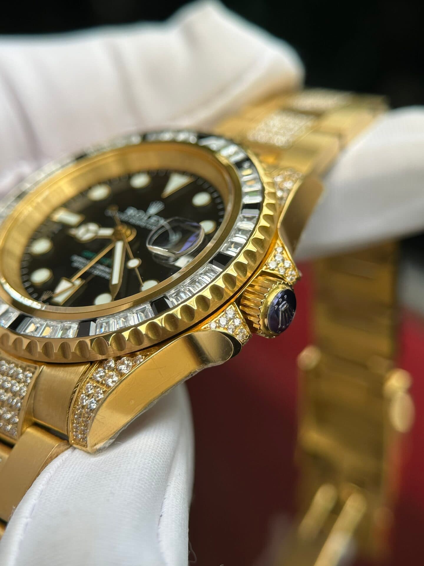 Dong-Ho-Rolex-GMT-Master-II-Fake-11-Dinh-Full-Da-Mat-Den-40mm-1-1