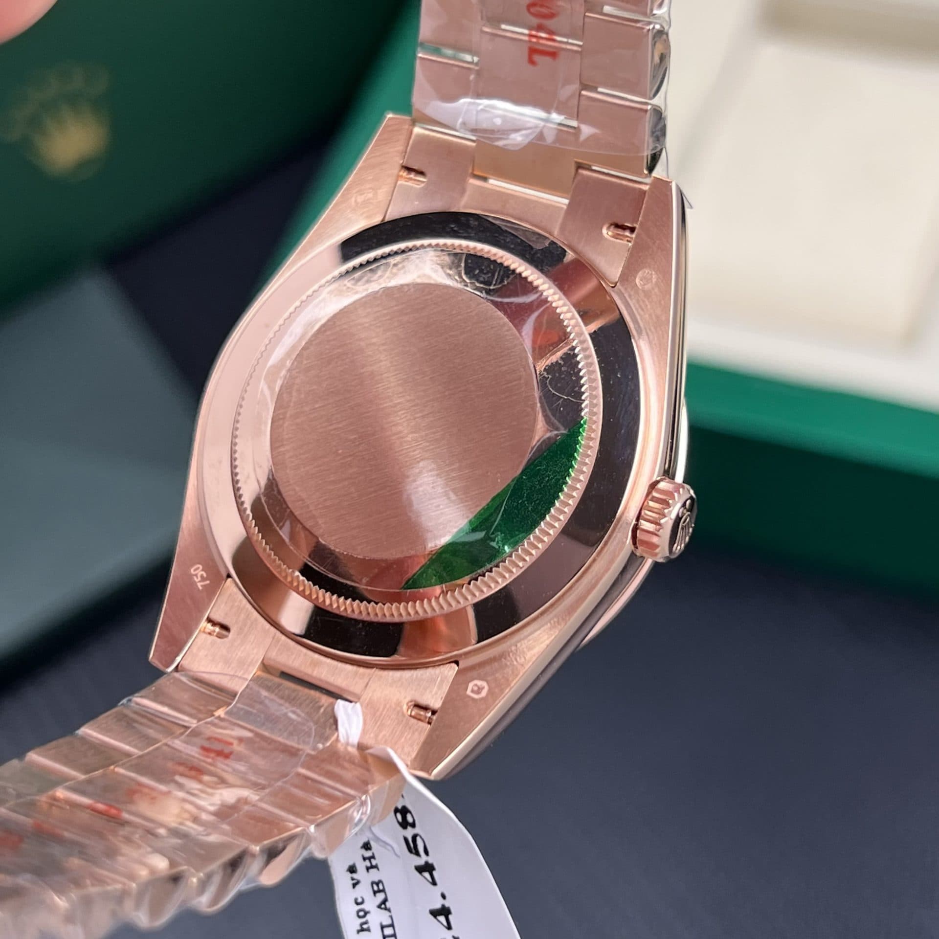 Dong-Ho-Rolex-Rep-11-Day-Date-Mat-Chocolate-Boc-Vang-18K-Trong-Luong-177gram-GM-Factory-40mm-8-1