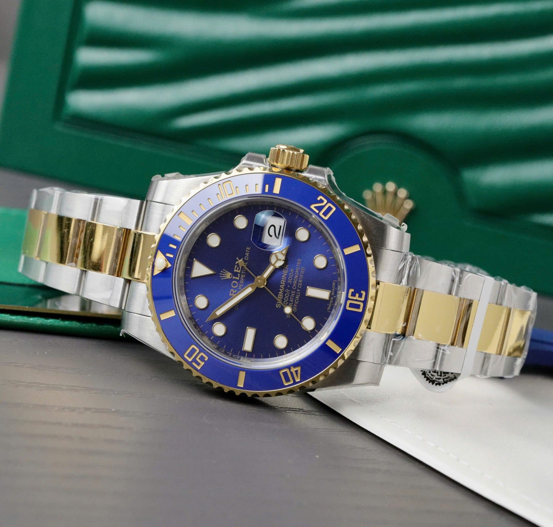Dong-Ho-Rolex-Submariner-Mat-Xanh-Blue-Che-Tac-Boc-Vang-That-40mm-4-1