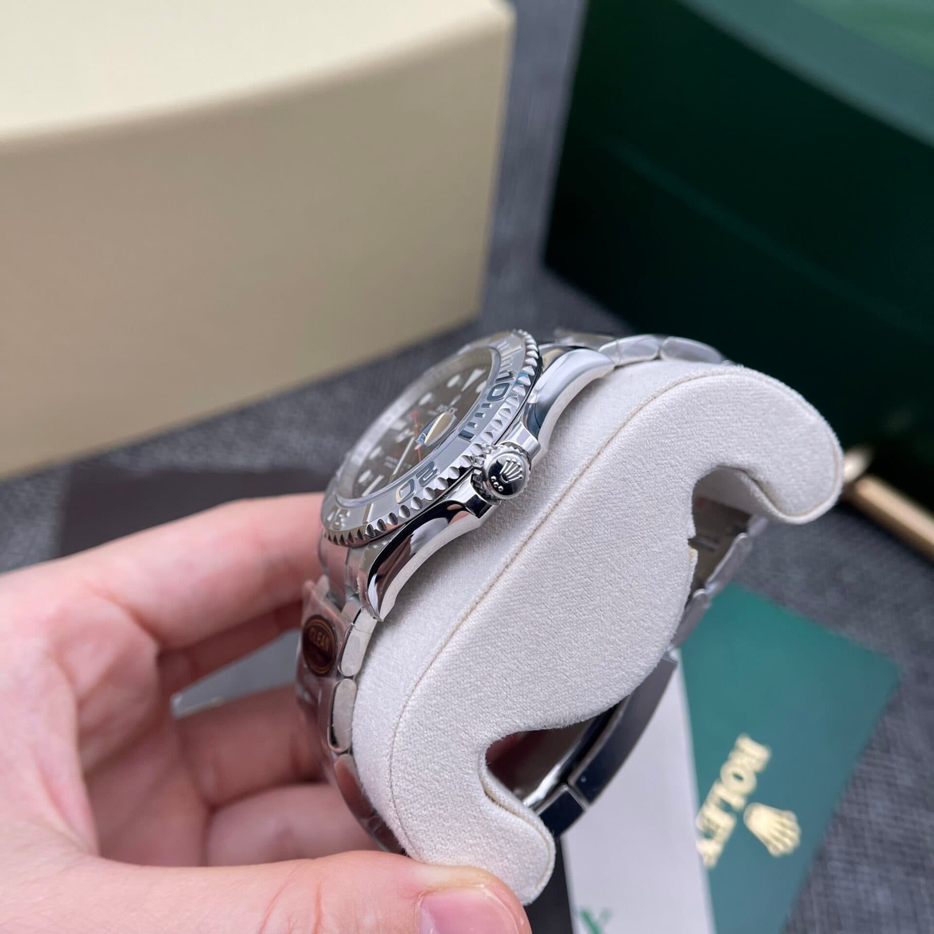 Dong-Ho-Rolex-Yacht-Master-116622-Mat-So-Xanh-Clean-Factory-40mm-5-1