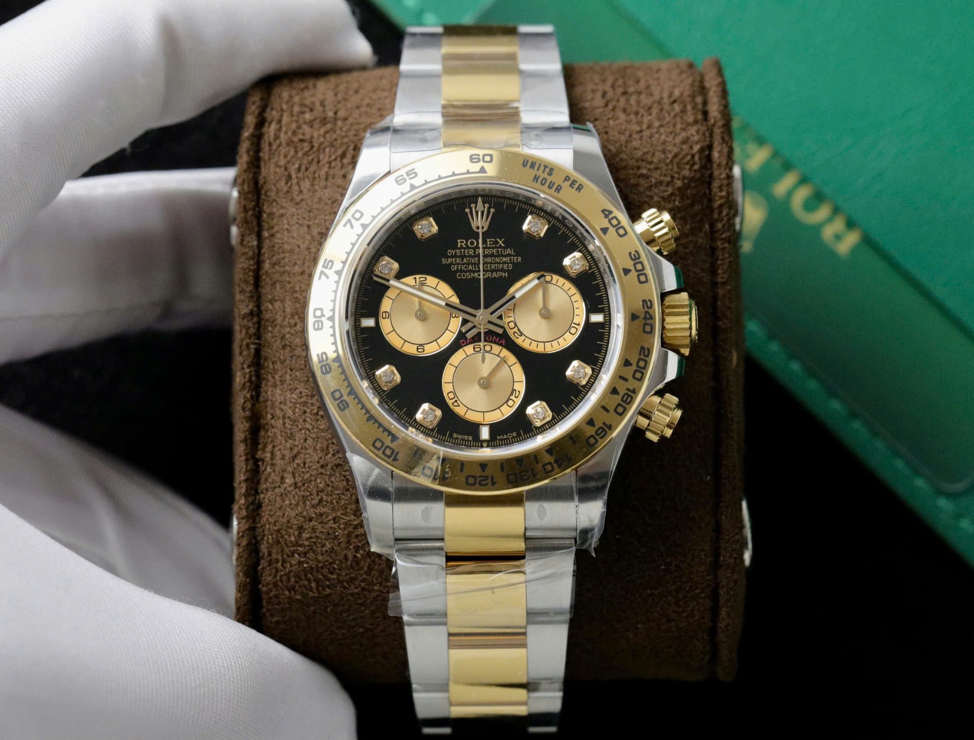 Dong-Ho-Rolex-Cosmograph-Daytona-126503-Replica-11-Mat-Den-May-Calibre-4131-40mm-2-1
