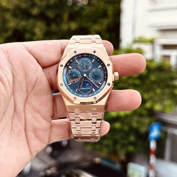 Dong-Ho-Audemars-Piguet-Royal-Oak-26574OR-Mat-Xanh-Rep-11-41mm-2-1
