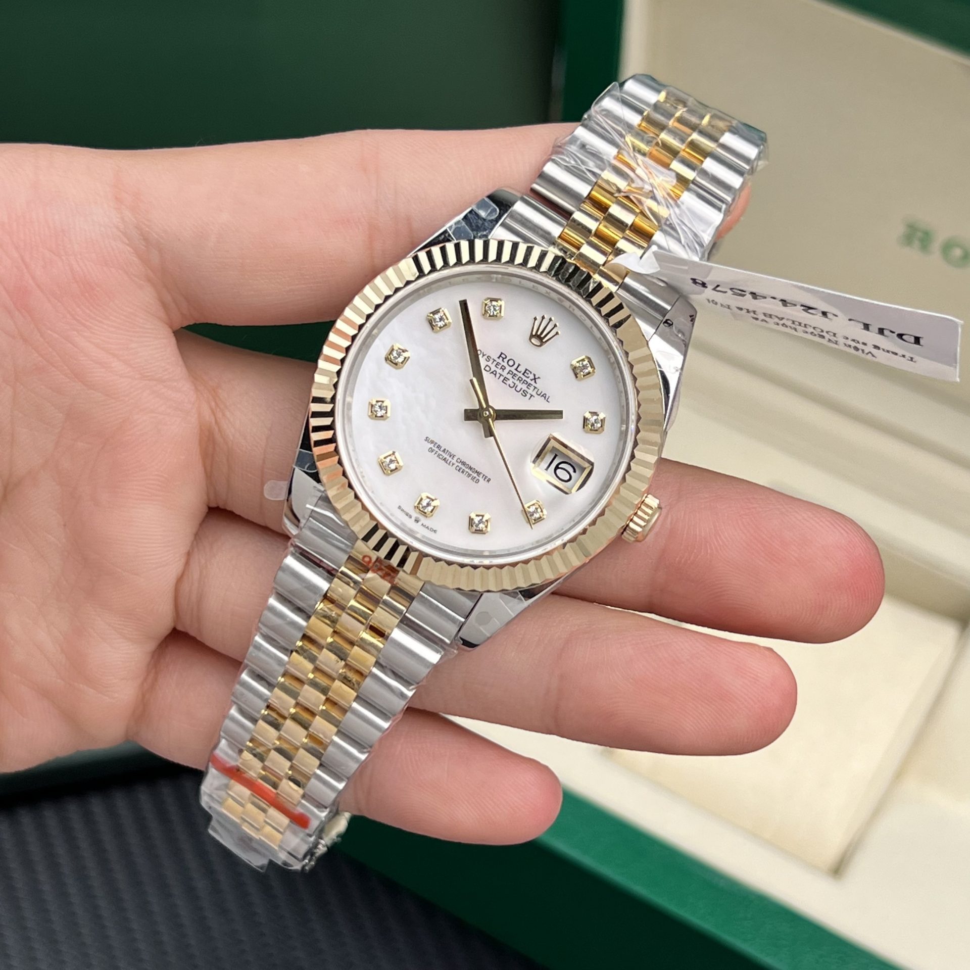 Dong-Ho-Rolex-Che-Tac-DateJust-Nam-Boc-Vang-That-18K-Mat-MOP-GM-Factory-41mm-5-1