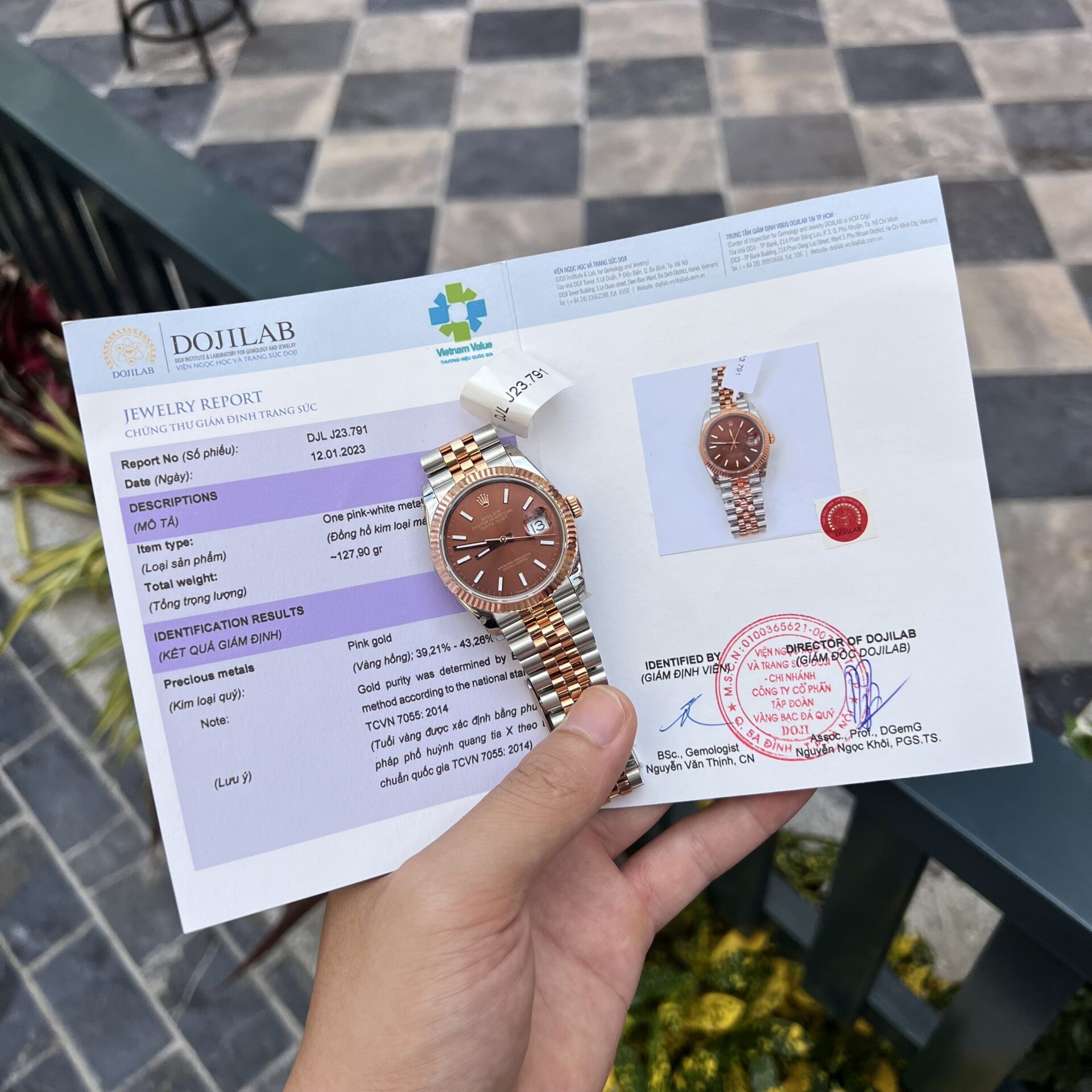 Dong-Ho-Rolex-DateJust-Boc-Vang-Mat-Chocolate-Coc-Da-Quang-GMF-36mm-1-1