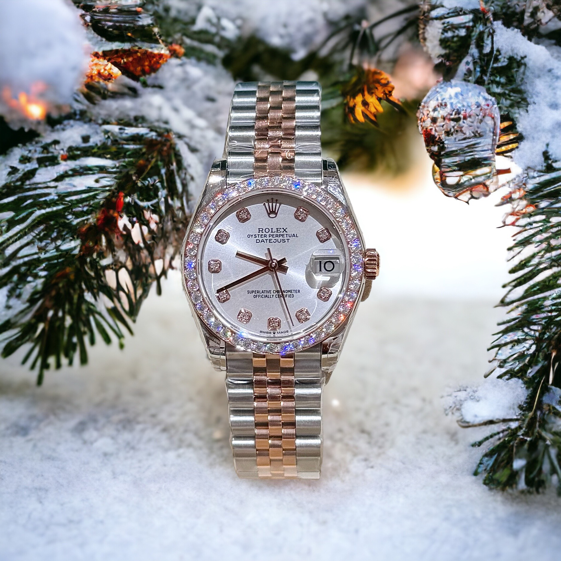 Dong-Ho-Rolex-DateJust-Do-Kim-Cuong-Moissanite-Mat-Trang-Demi-31mm-1-1