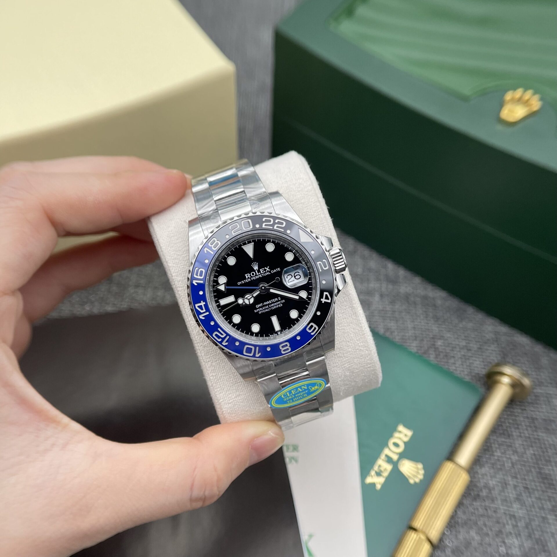 Dong-Ho-Rolex-GMT-Master-II-116710BLNR-Replica-11-Batman-40mm-7-1