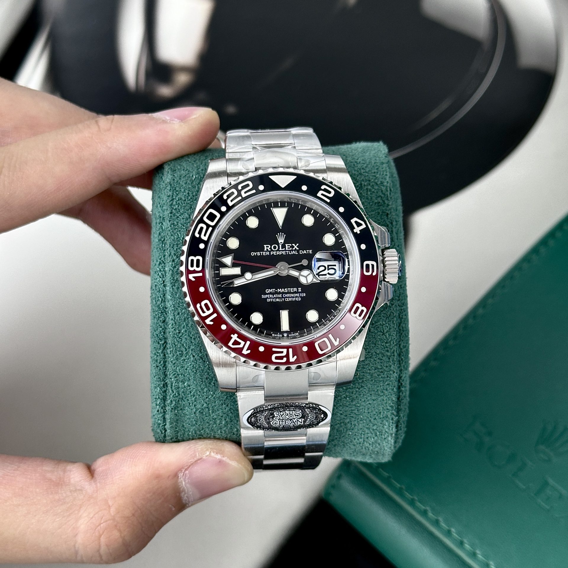 Dong-Ho-Rolex-GMT-Master-II-Coke-Replica-Cao-Cap-Nha-May-Clean-40mm-8-1