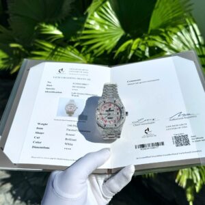 Audemars Piguet Custom Moissanite Diamond 41mm Super Clone Watch