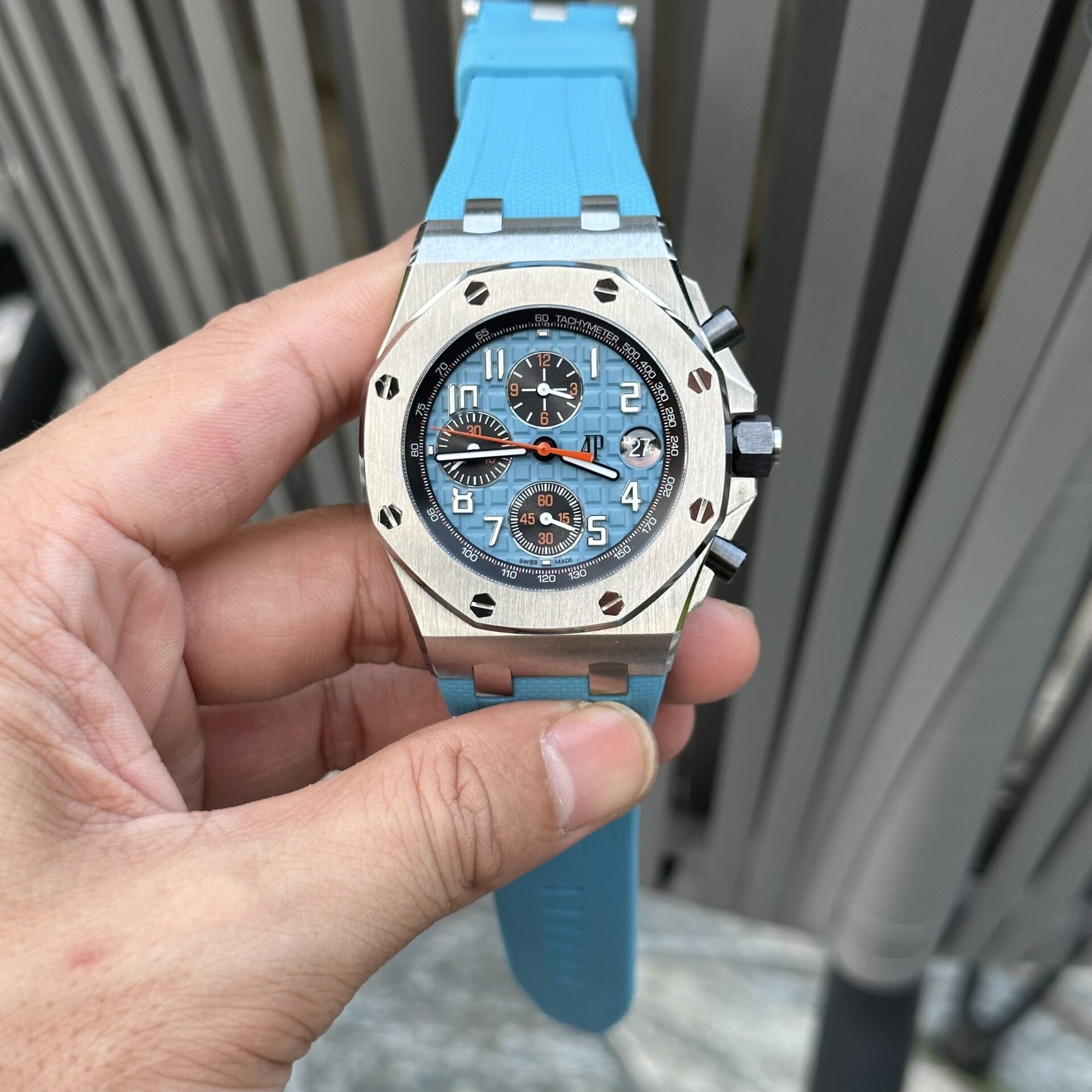 Dong-Ho-Audemars-Piguet-Royal-Oak-Offshoe-26238ST-Blue-Rep-11-42mm-1-1