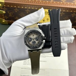 Audemars Piguet Royal Oak Offshore Chronograph 26420 Replica Watch Gray Dial APP Factory 43mm