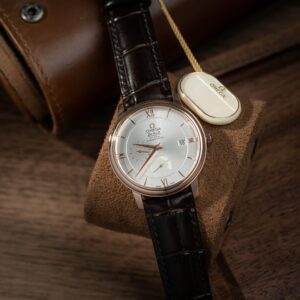 Omega De Ville Prestige Power Reserve Brown Leather Strap 39.5mm Super Clone Watch