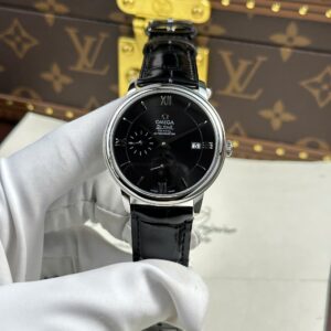 Omega Replica Watch De Ville Prestige Power Reserve Black Dial 39.5mm