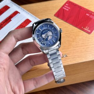 Omega Seamaster Aqua Terra Worldtimer Blue Dial 43mm Super Clone Watch
