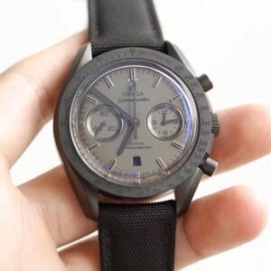 Omega Replica Watch Speedmaster Black Ceramic OM Factory 44mm