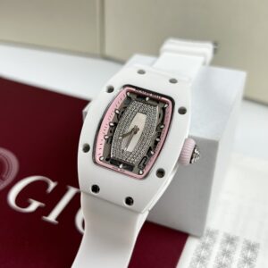 Richard Mille RM07-01 White Ceramic Rubber Strap 36mm Super Clone Watch