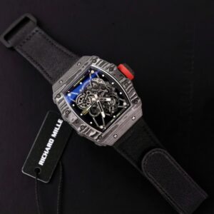 Richard Mille RM35-01 Replica Watch Carbon Case Fabric Nato Strap 45mm