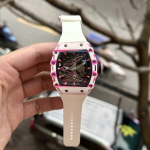 Richard Mille Replica Watch RM38-02 Tourbillon Rubber Strap 43.7mm