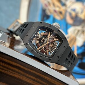 Richard Mille RM47 Samurai Ceramic Rubber Strap 42.7mm Super Clone Watch