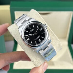 Rolex Oyster Perpetual 126000 Dial Black 36mm Super Clone Watch
