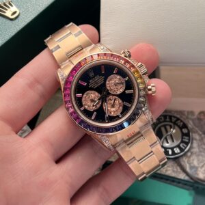 Rolex Best Replica Watch Cosmograph Daytona 116595RBOW Black Dial Noob Factory 40mm