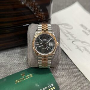 Rolex DateJust 126231 Wimbledon Dial Demi Strap 36mm Super Clone Watch