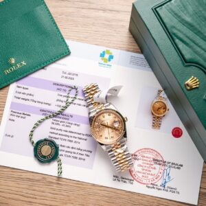 Rolex DateJust Gold Wrapped Fluted Dial 36mm Super Clone Watch