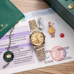 Rolex DateJust Gold Wrapped Jubilee Strap 36mm Super Clone Watch