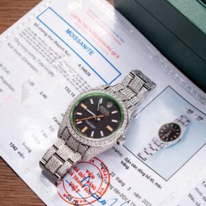 Rolex Best Replica Watch With Moissanite Diamond Hong Kong 41mm