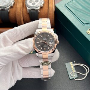 Rolex DateJust 126331 Replica 1:1 Watch Gray Dial Oyster Strap Clean Factory 41mm