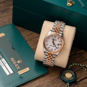Rolex DateJust Demi Rose Gold Watch 31mm Super Clone Watch