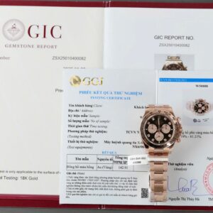 Rolex Daytona Copies Watch Custom Gold Wrapped 18K + Movement Calibre 4131 40mm