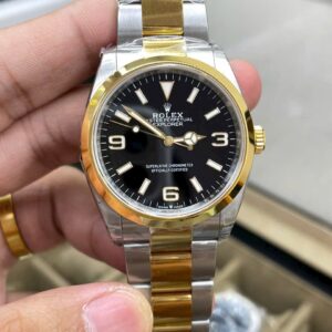 Rolex Replica Watches Explorer 124273 Dial Black VS Factory 36mm